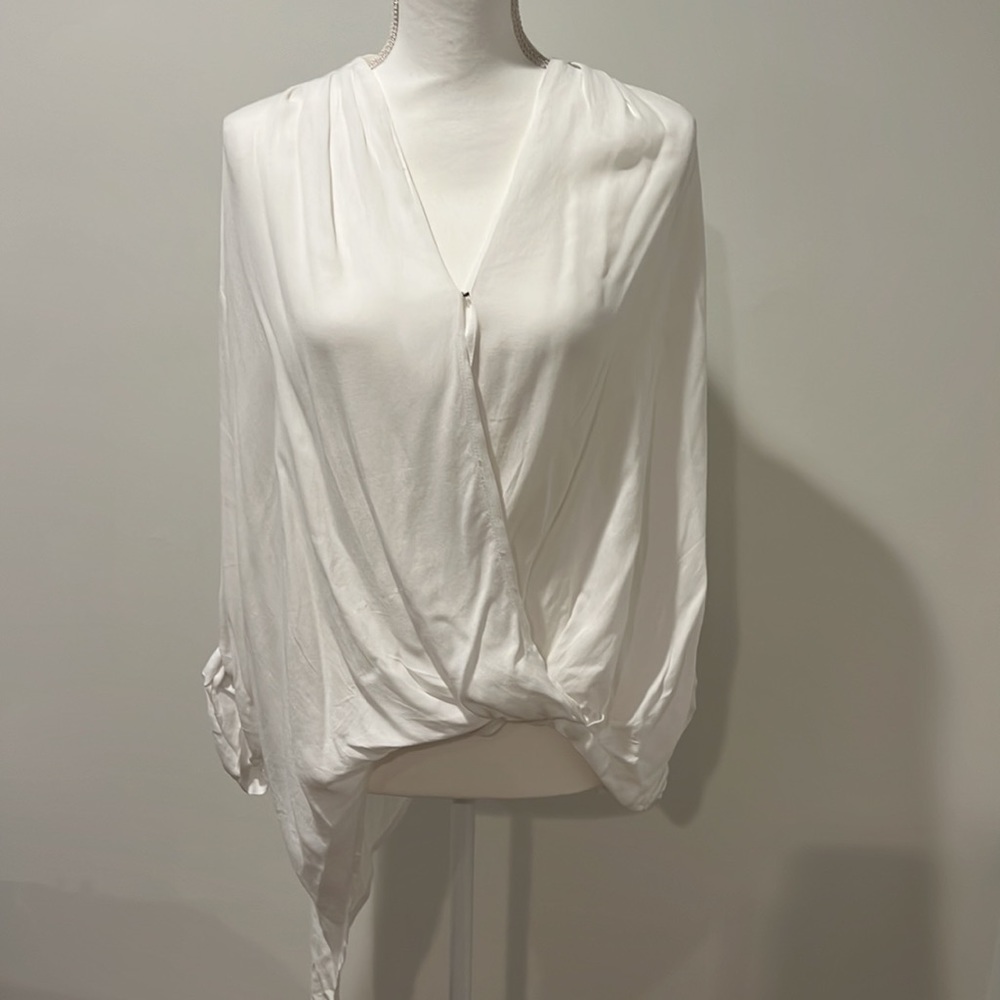Young Fabulous and Broke White Long sleeve blouse